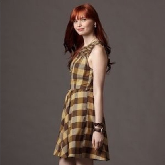 Fossil Madeline Fit & Flare Plaid Dress - Picture 6 of 13